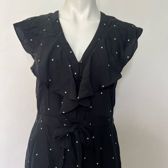 Stitch Fix Collective Concepts Tory Button detail Ruffle Star dress - Picture 3 of 15
